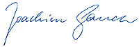 Unterschrift Joachim Gauck
