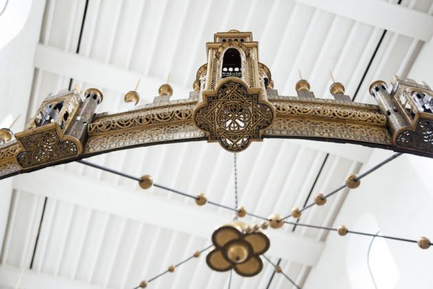 The Hezilo chandelier in Hildesheim Cathedral.